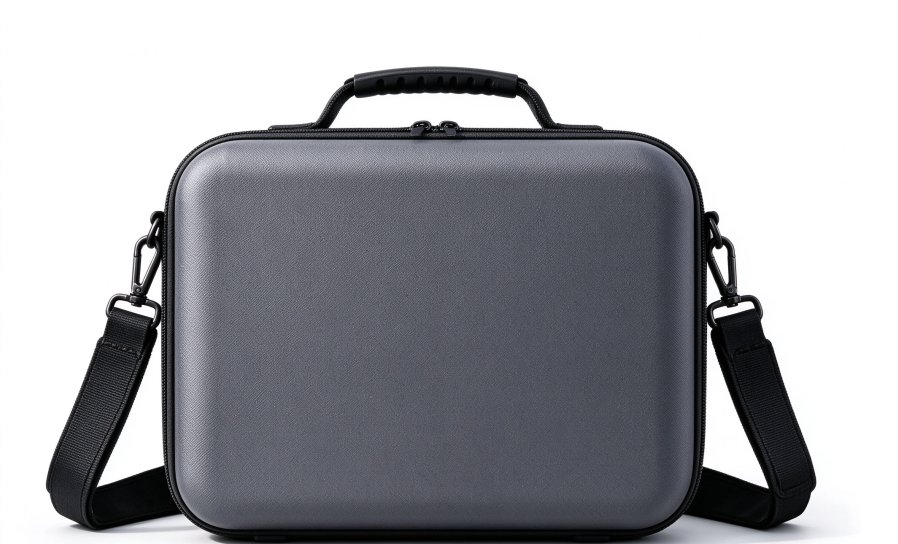 EVA camera case and drone carrying case, molded EVA case with foam insert and shoulder strap